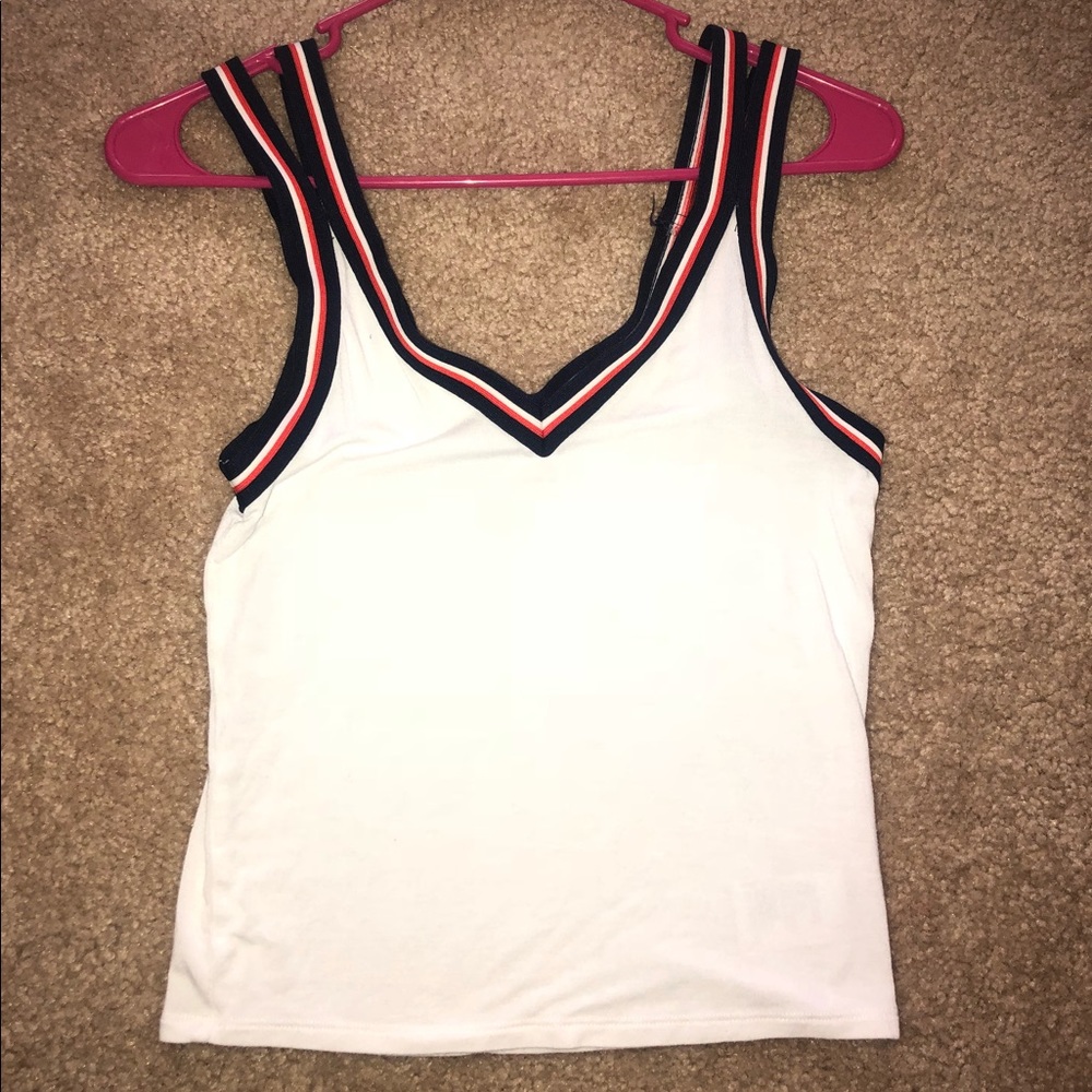 White tank top